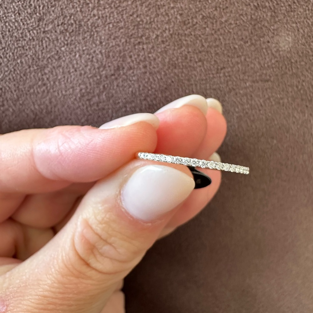 NWT 1.3mm Pave Diamond and Yellow Gold Ring from Ring Concierge